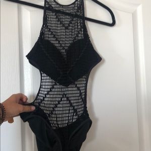 Mesh Kenneth Cole One Piece Suit
